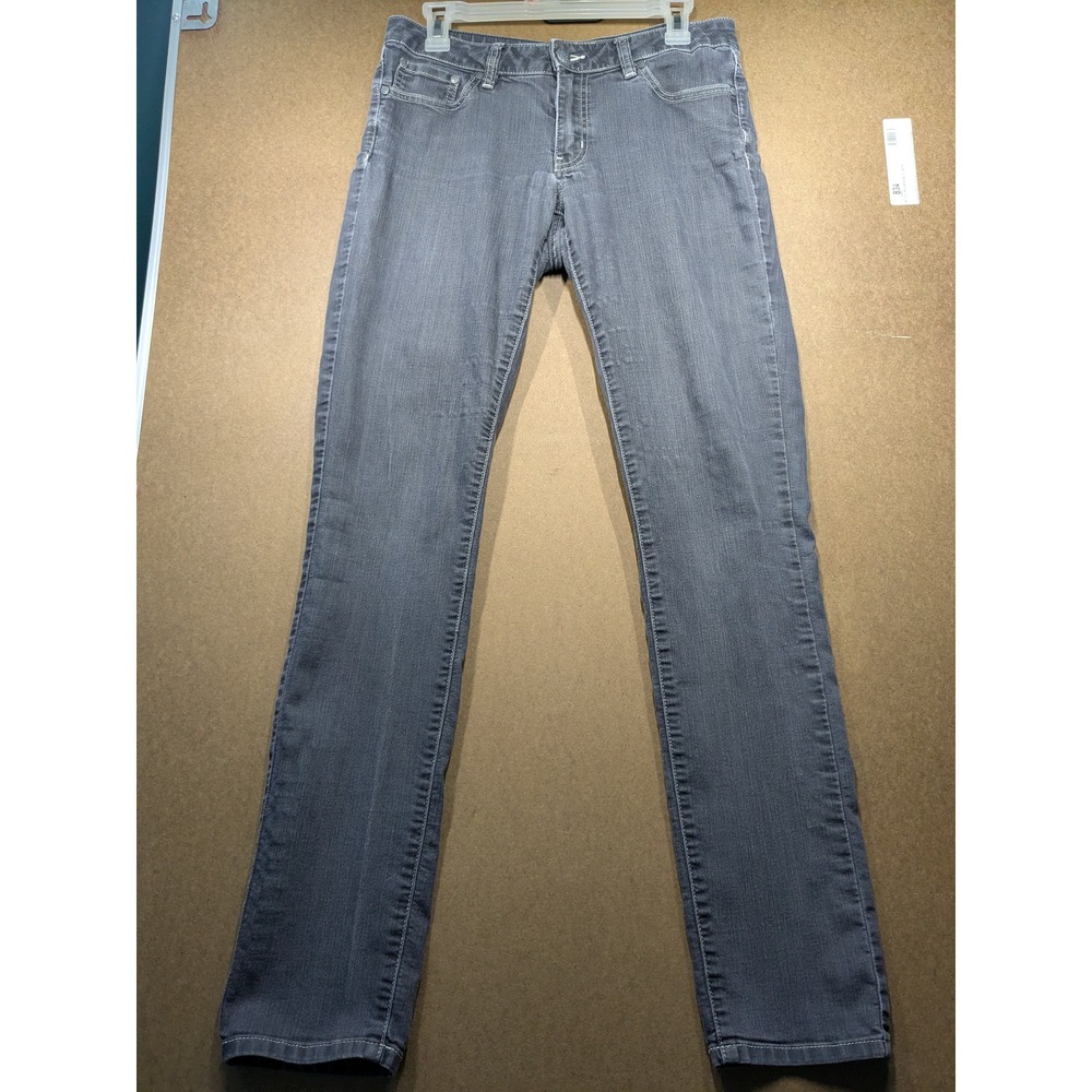 Prana Kara Jeans Charcoal Gray Stretch Slim Fit Pants W4KARA115 Womens 8/29
